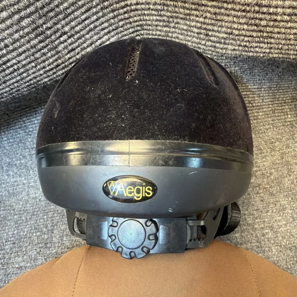 DEVON-AIRE Aegis Model K-3 Riding Helmet~ Size X-small, VelvetBlack Adjustable.
